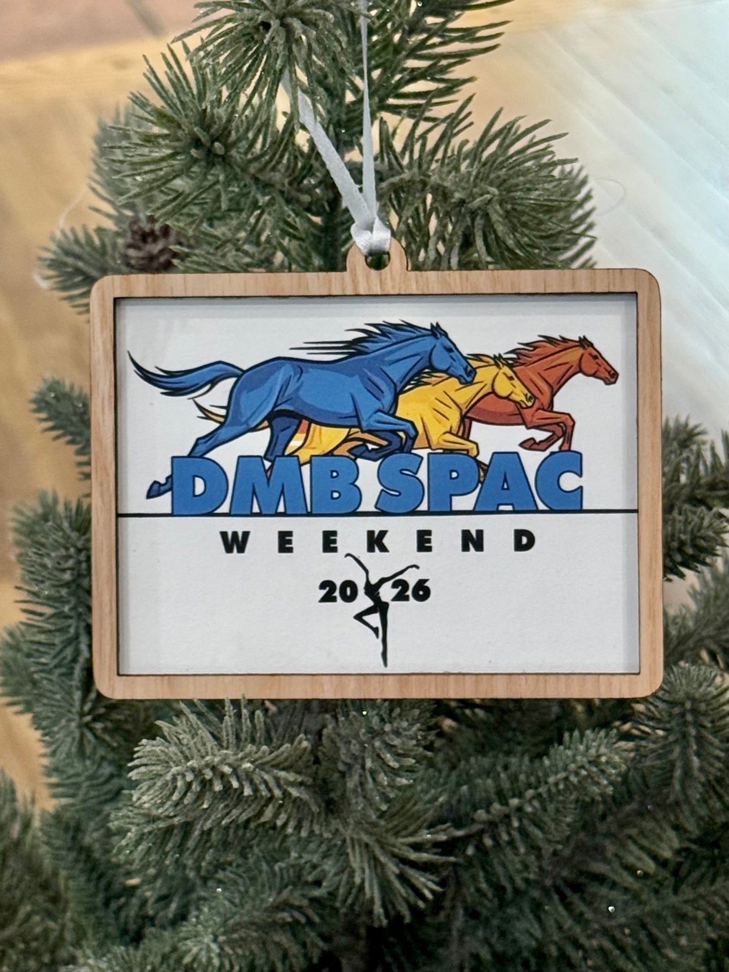 SPAC Weekend 2026 - Wood Ornament