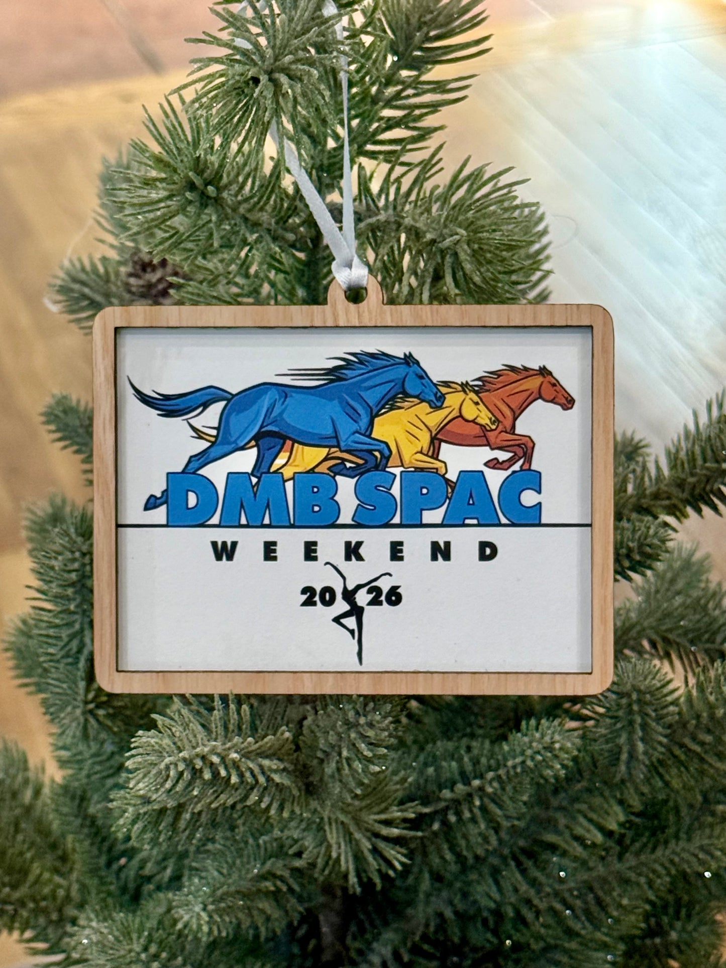 SPAC Weekend 2026 - Wood Ornament