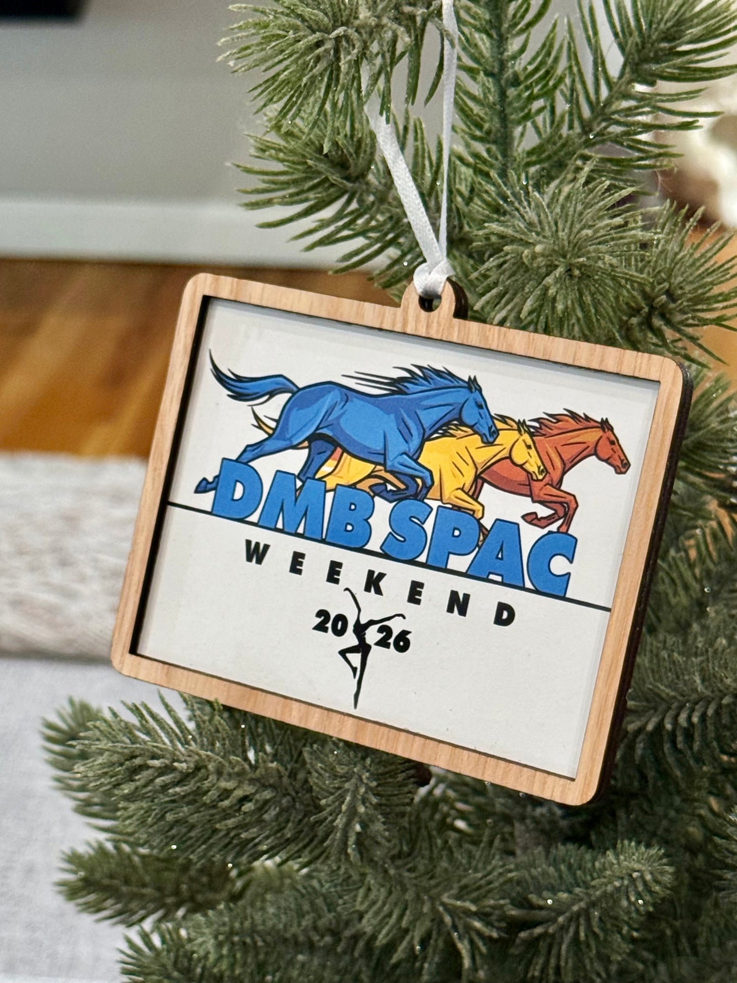 SPAC Weekend 2026 - Wood Ornament