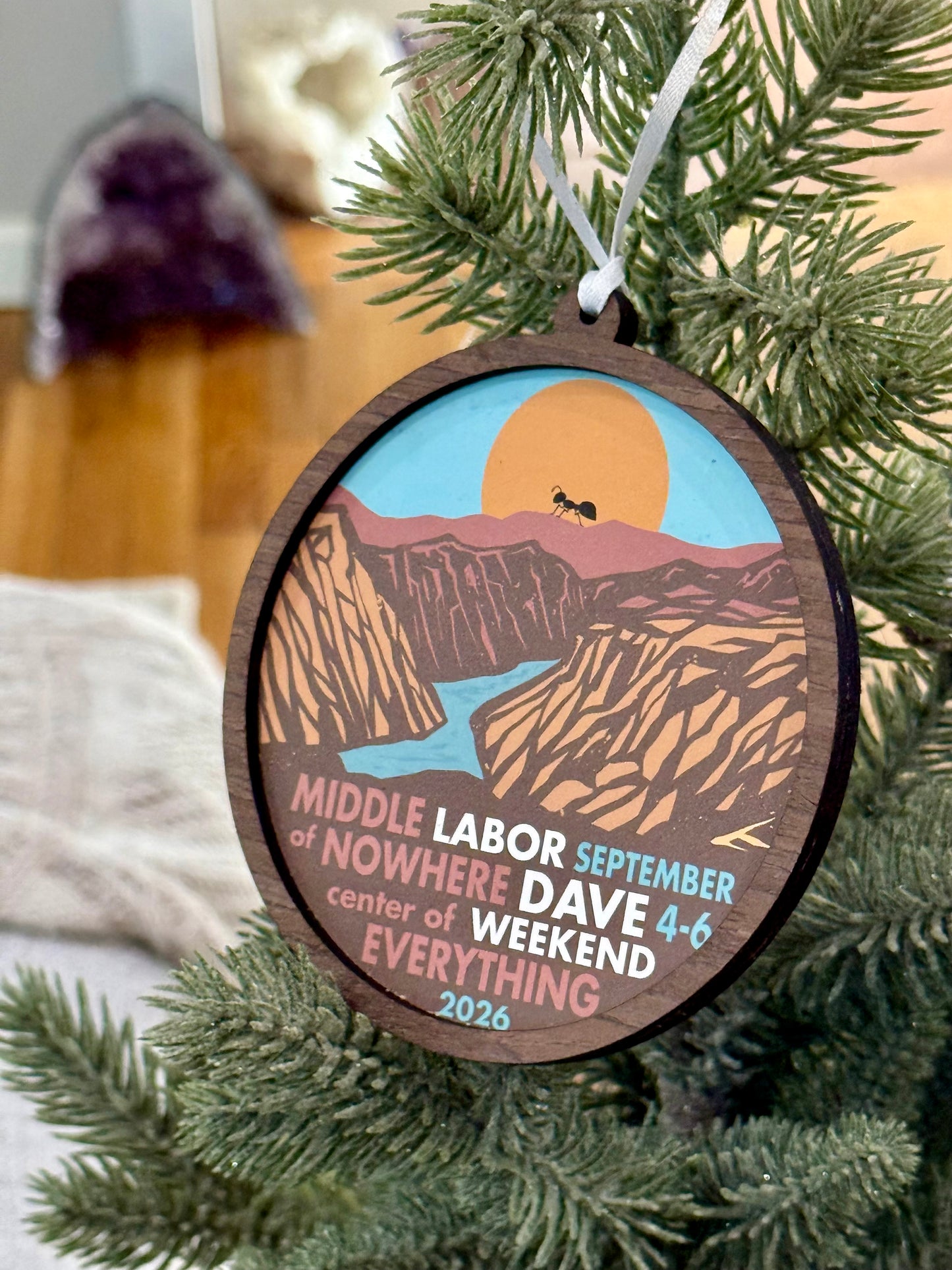 Labor Dave 2026 - Wood Ornament
