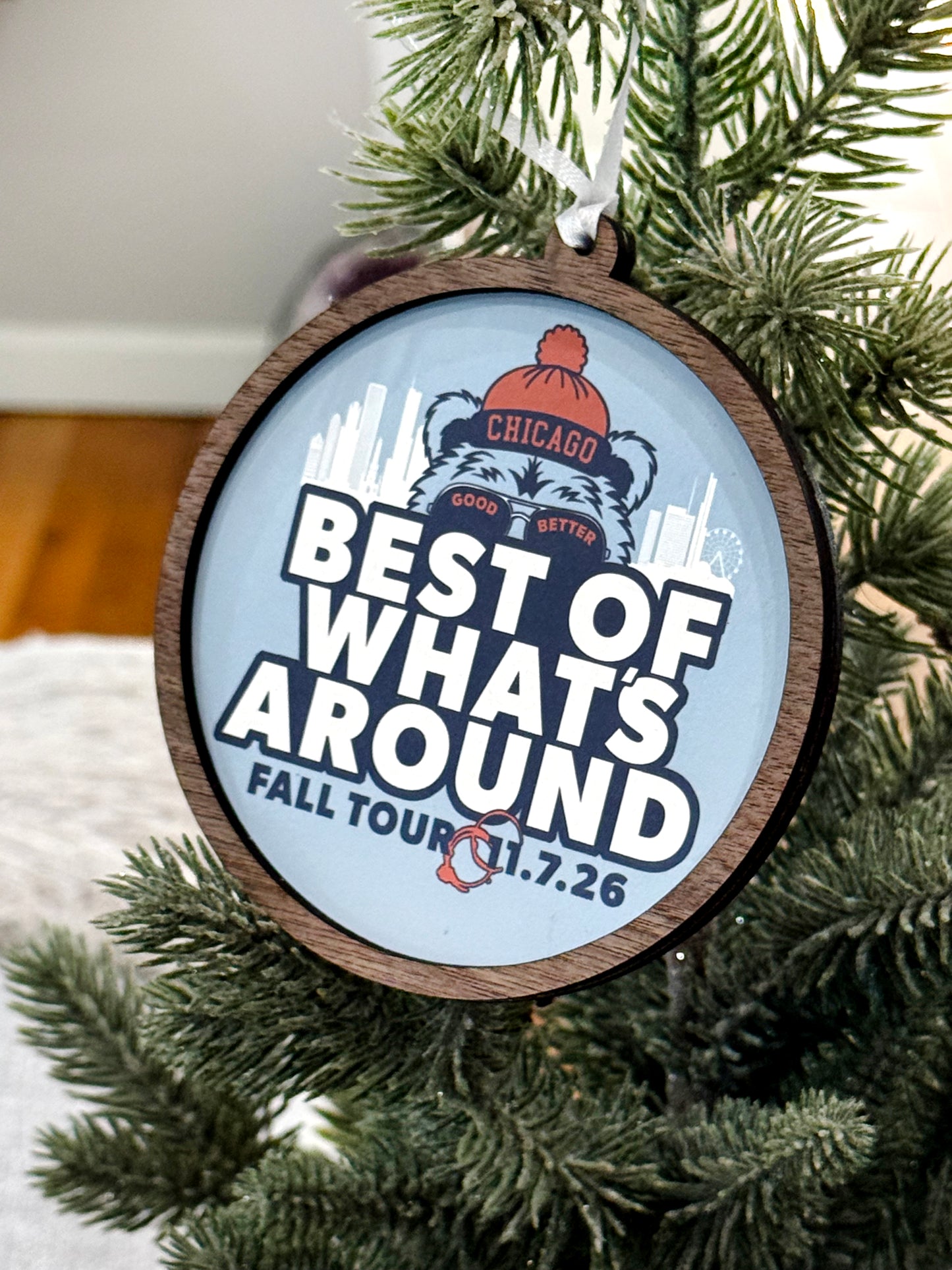 Chicago Fall 2026 - Wood Ornament