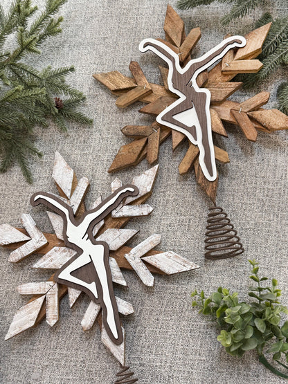 Handmade Wood Tree Topper (4 Variations)