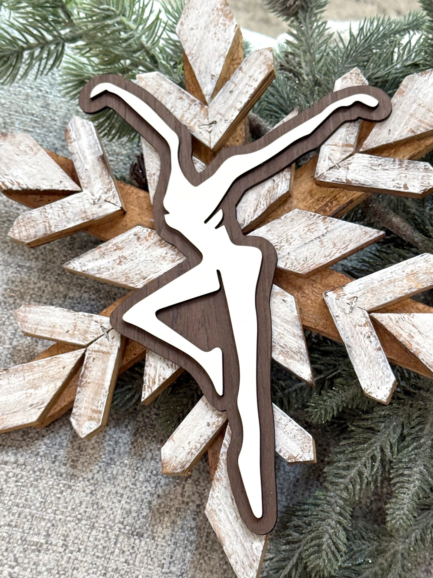 Handmade Wood Tree Topper (4 Variations)