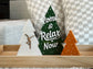 Set Of 3 Trees Wood Decor