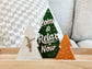 Set Of 3 Trees Wood Decor