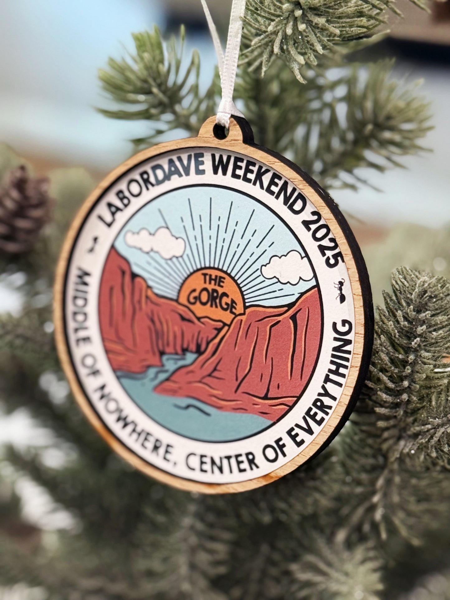 Labor Dave Weekend The Gorge 2025 Ornament
