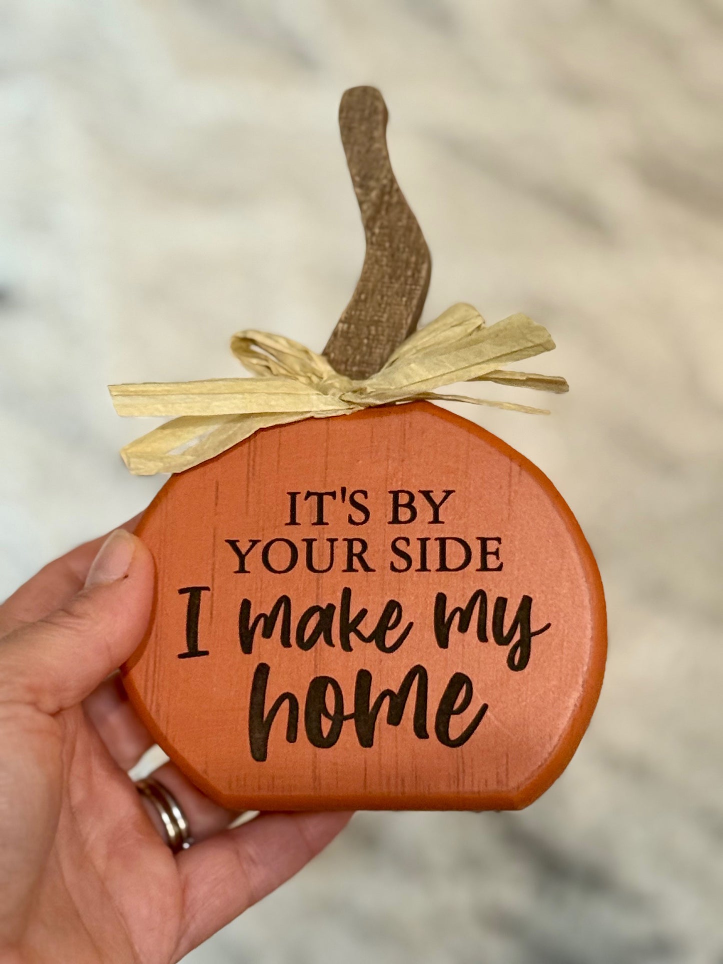 Wood Pumpkin Trio *It by Your Side