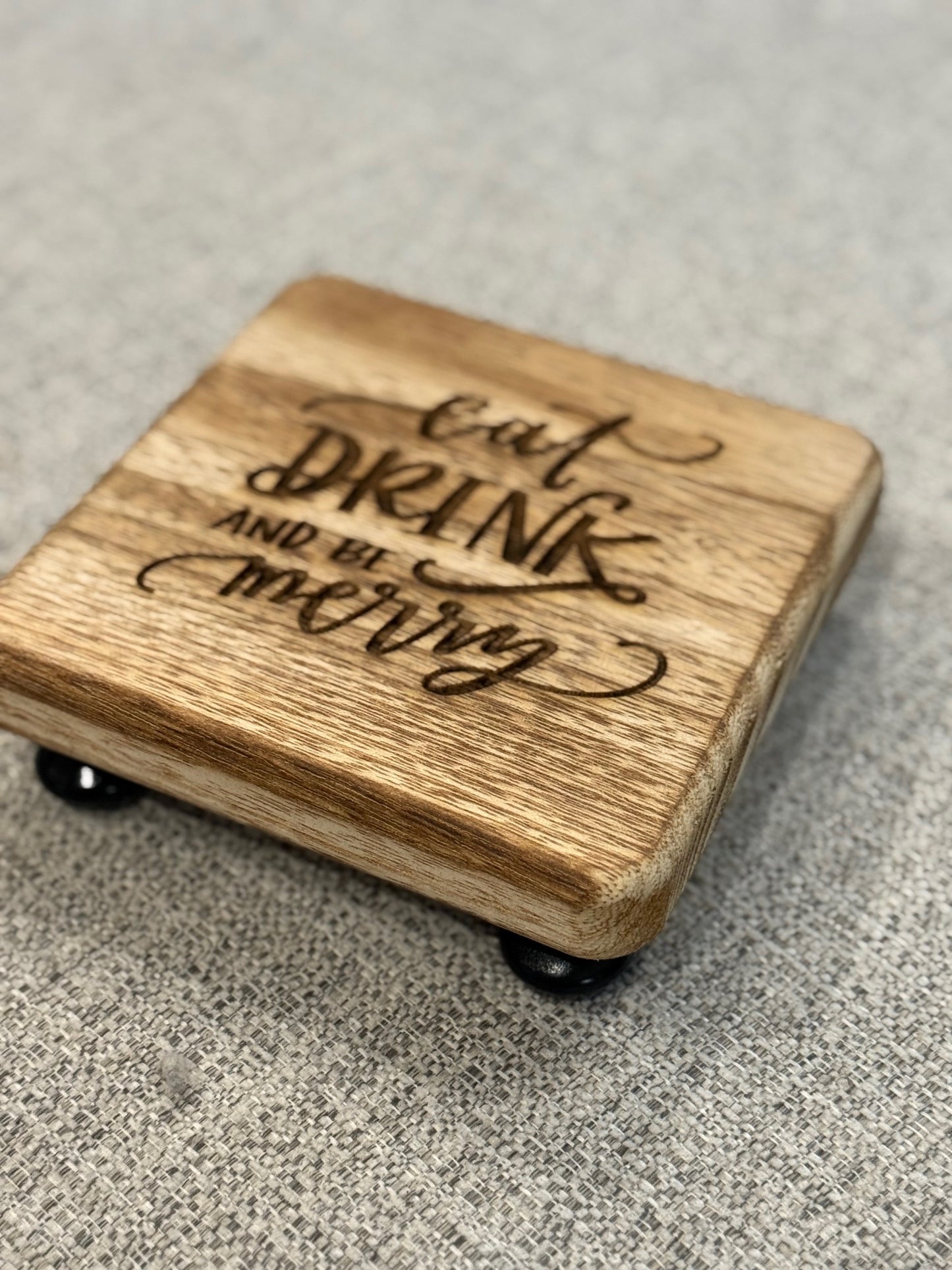 Eat Drink and Be Merry Candle Hot Plate