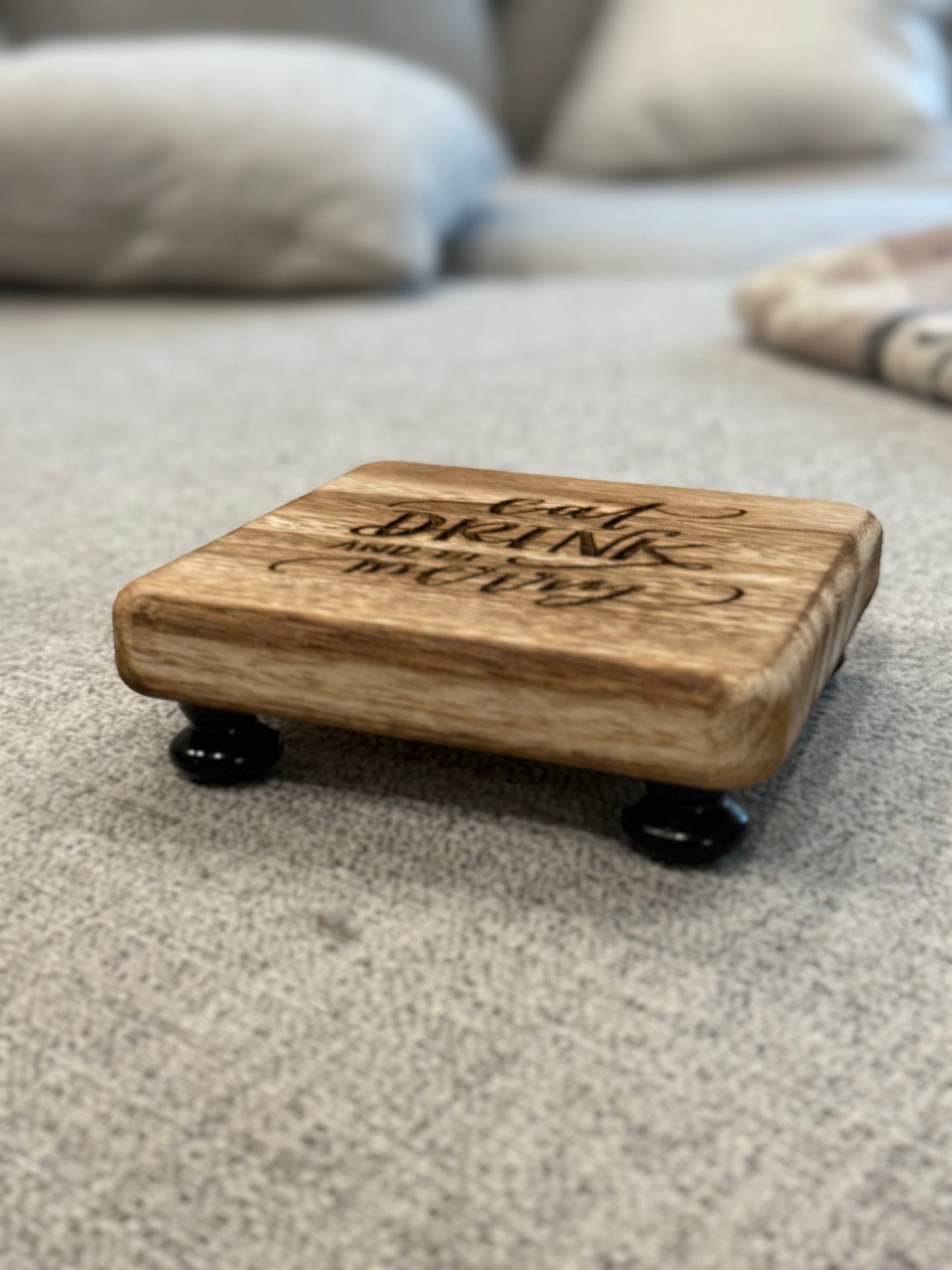 Eat Drink and Be Merry Candle Hot Plate