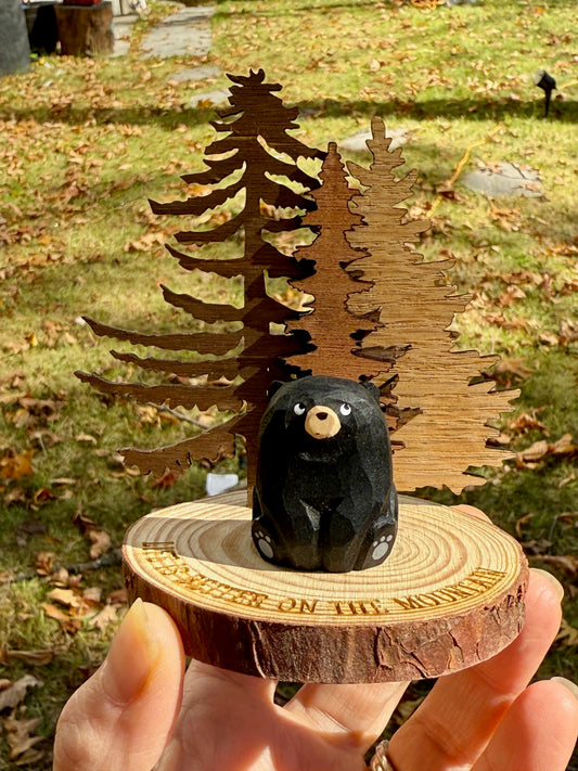 Life is better on the mountain bear