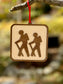Hiking Trail Sign Ornament