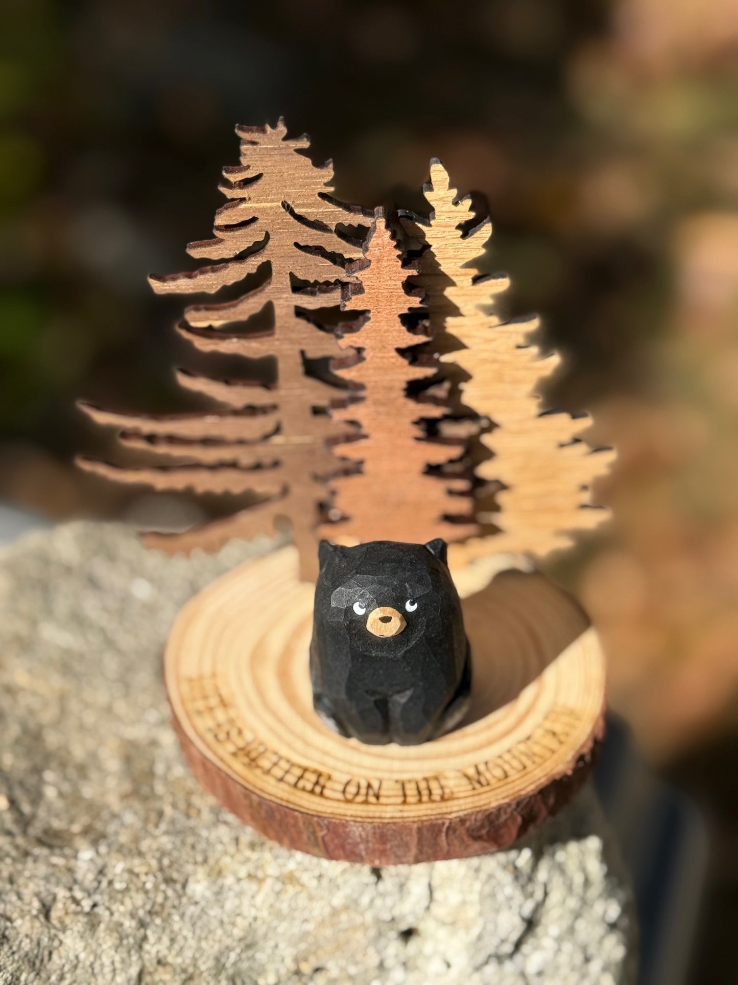 Life is better on the mountain bear
