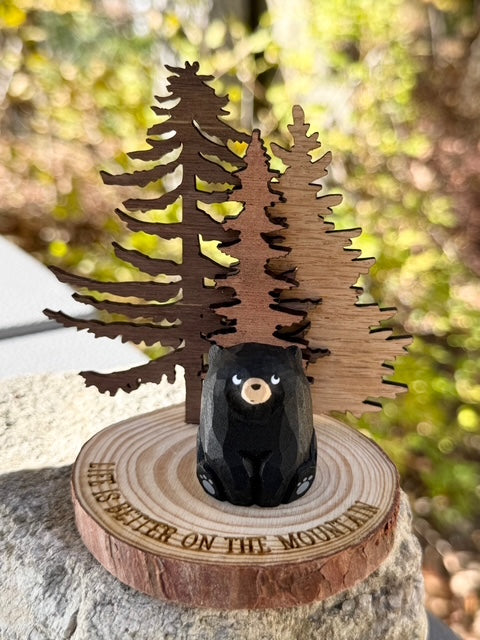 Life is better on the mountain bear