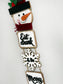 Wood Snowman Hanger - Eat, Drink & Be Merry