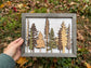 Layered Framed Tree Art