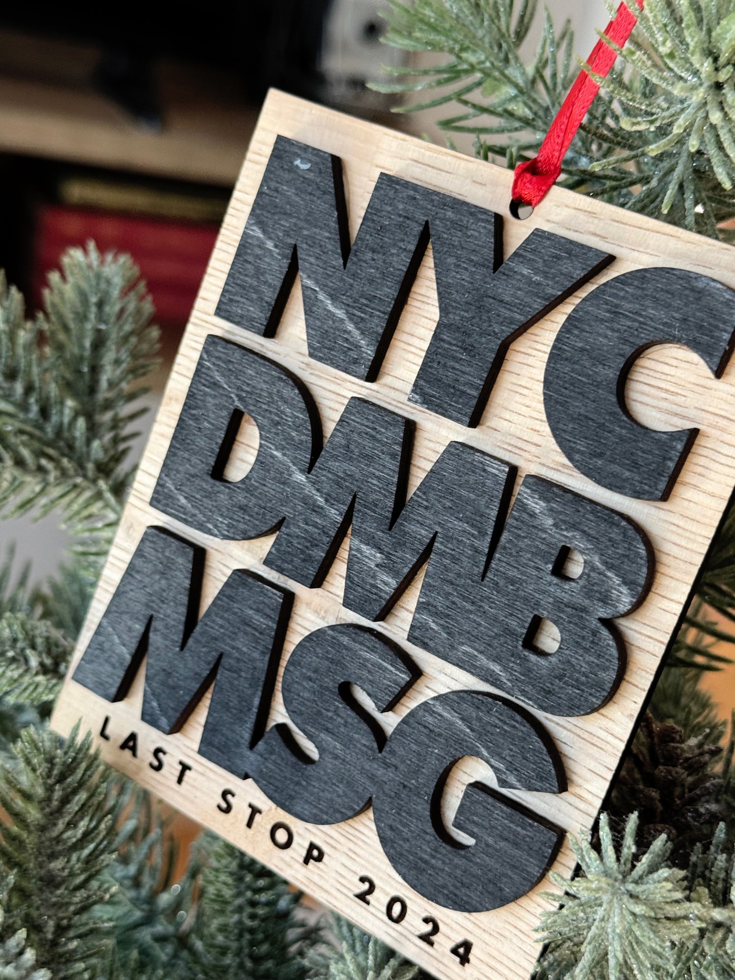 NYC DMB MSG Wood Ornament