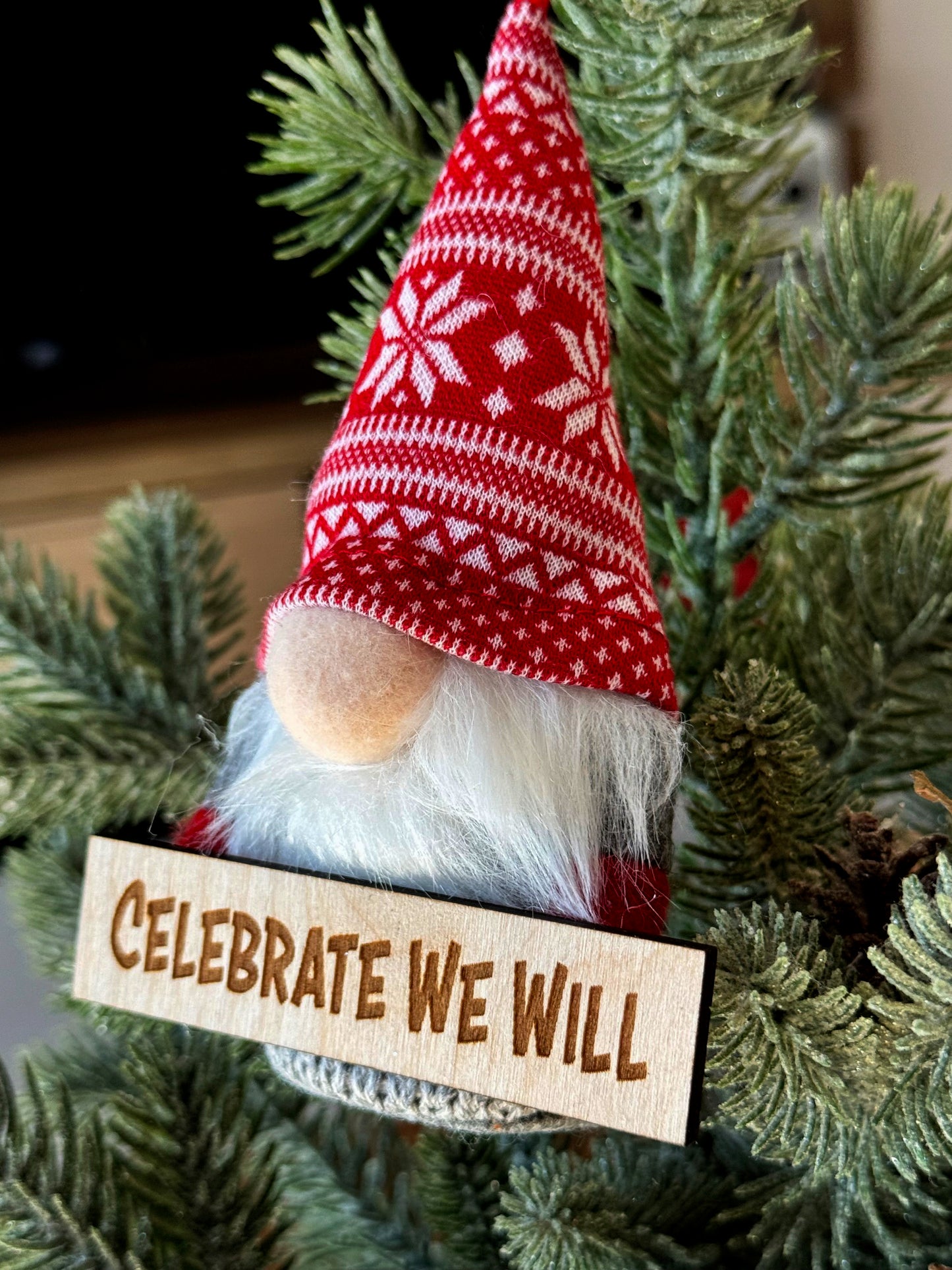 Gnome Plush LIGHT UP Celebrate We Will