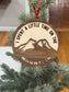 I Spent A Little Time Wood Ornament