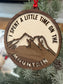 I Spent A Little Time Wood Ornament
