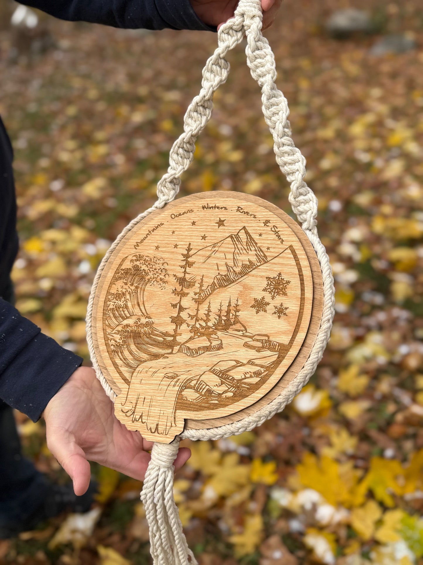 Braided Cord Hanger Art