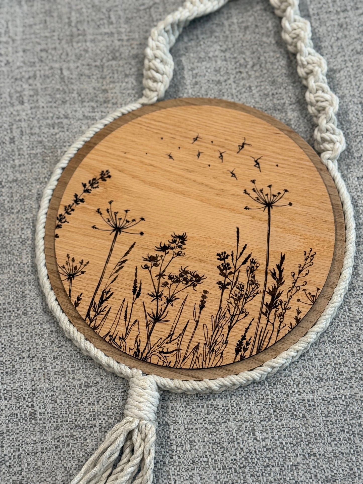 Braided Cord Hanger Art