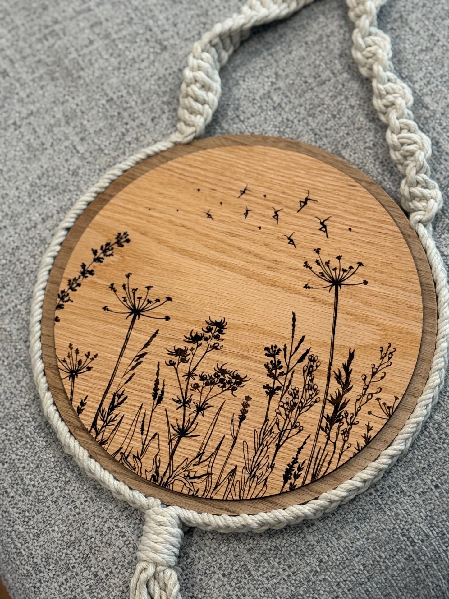 Braided Cord Hanger Art