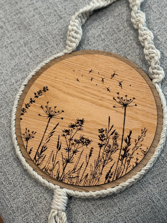 Braided Cord Hanger Art