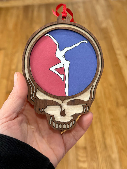 Steelie Dave Wood Ornament