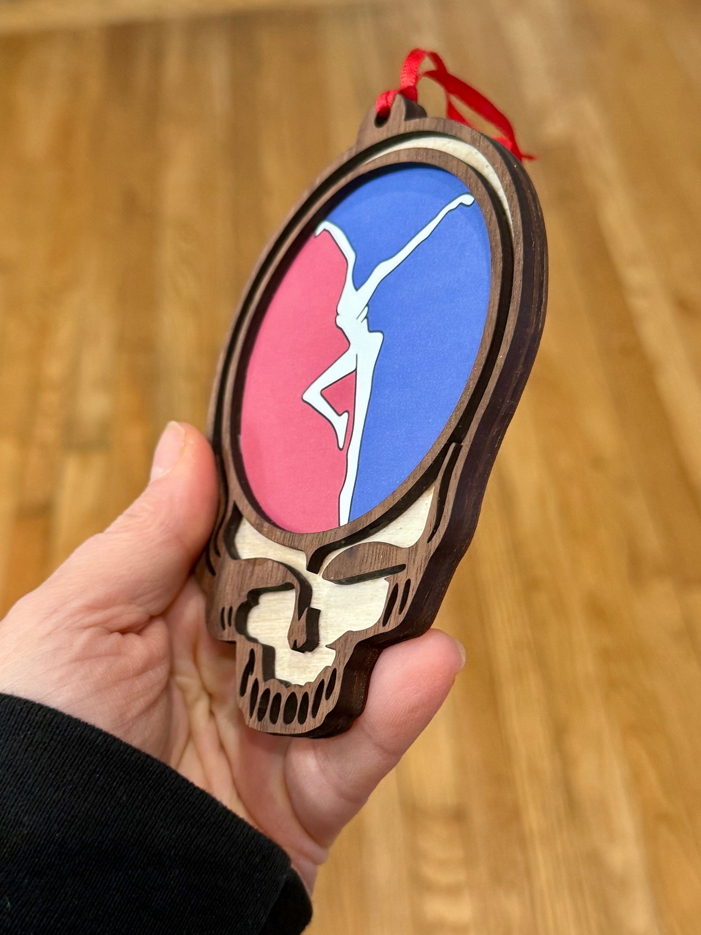 Steelie Dave Wood Ornament