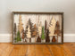 LARGE Layered Framed Tree Art