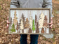 LARGE Layered Framed Tree Art