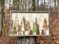 LARGE Layered Framed Tree Art
