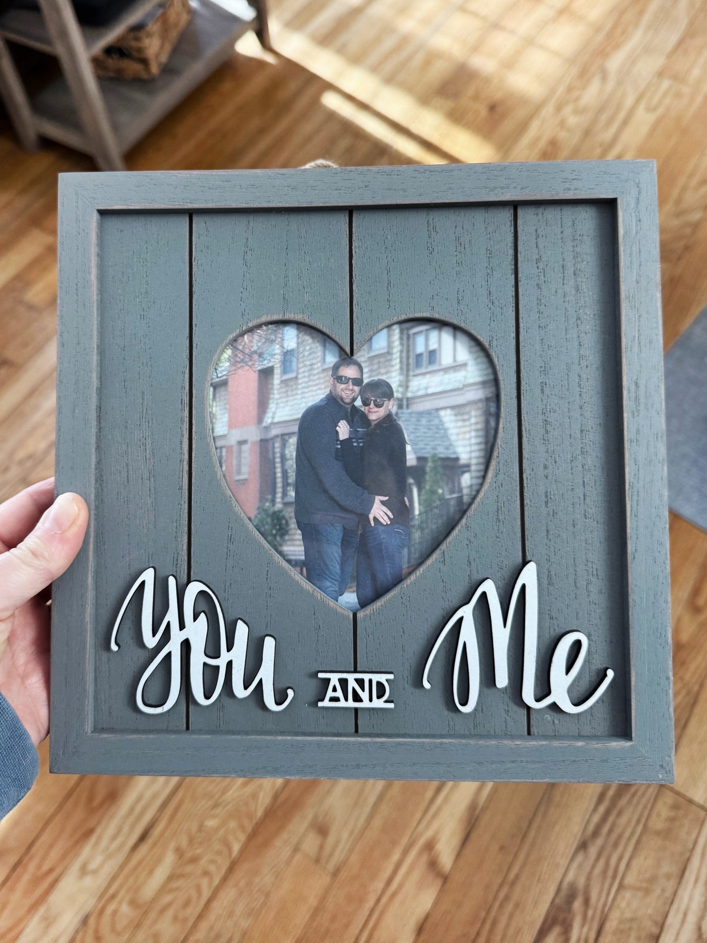 You & Me Wood Slat Frame