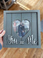 You & Me Wood Slat Frame