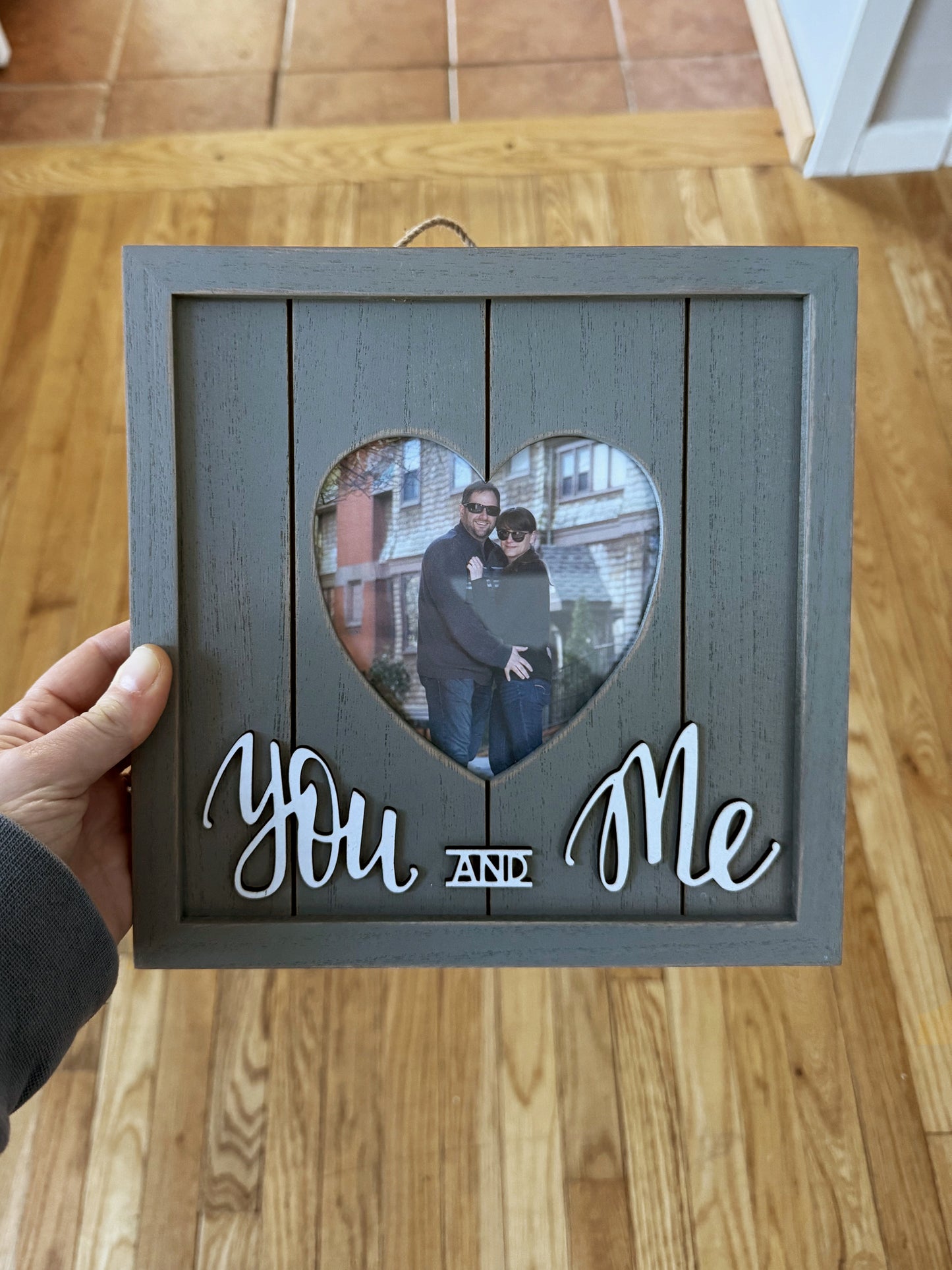 You & Me Wood Slat Frame