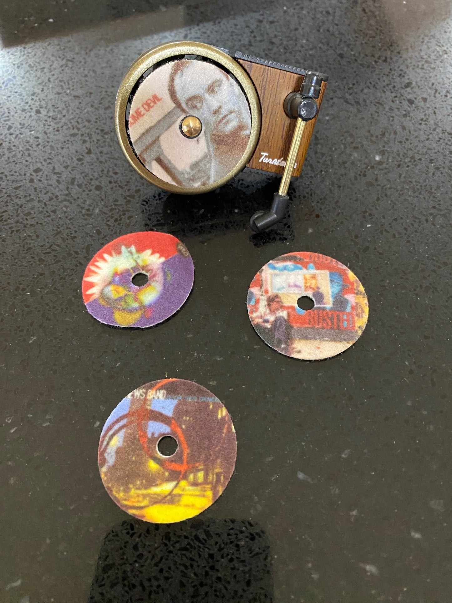 Record Player Car Air freshener set