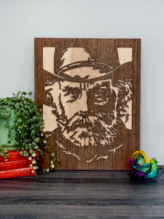 Forever Bobby (wood wall art)