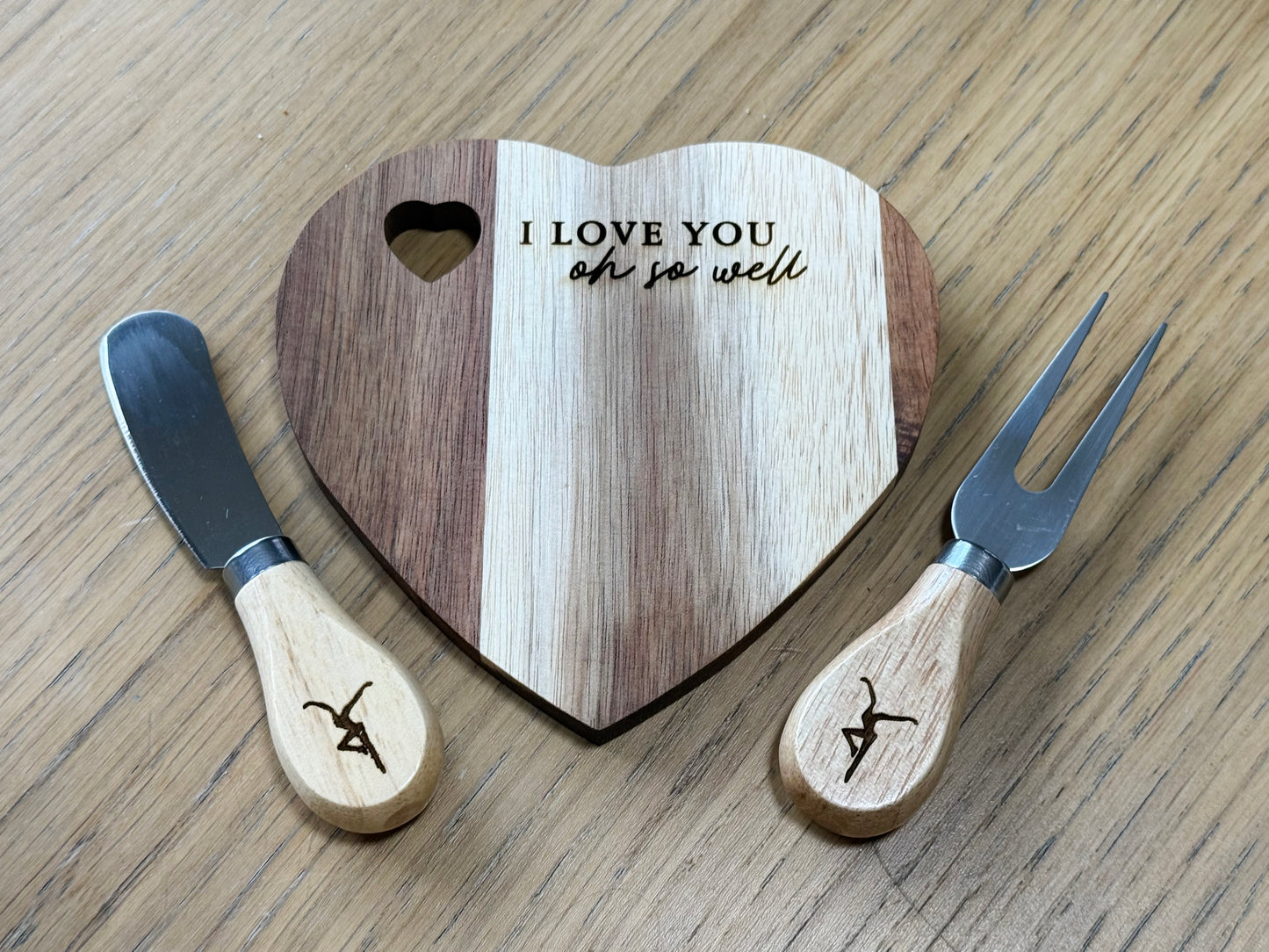 HEART Cutting Board *I Love You Oh So Well 5x5.25