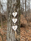 Hanging Wood Hearts *Valentine