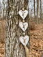Hanging Wood Hearts *Valentine