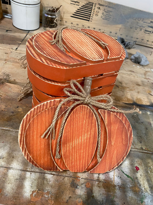 Wood PumpkinTable Top