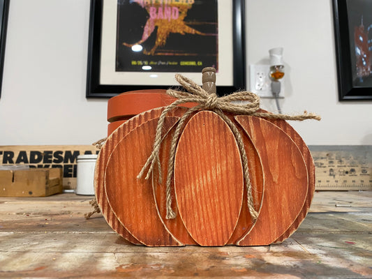 Wood PumpkinTable Top
