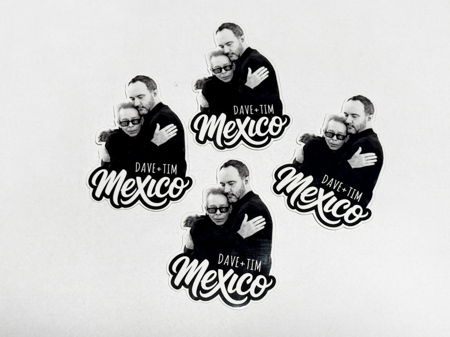 Dave & Tim Mexico Stickers **4 PACK**