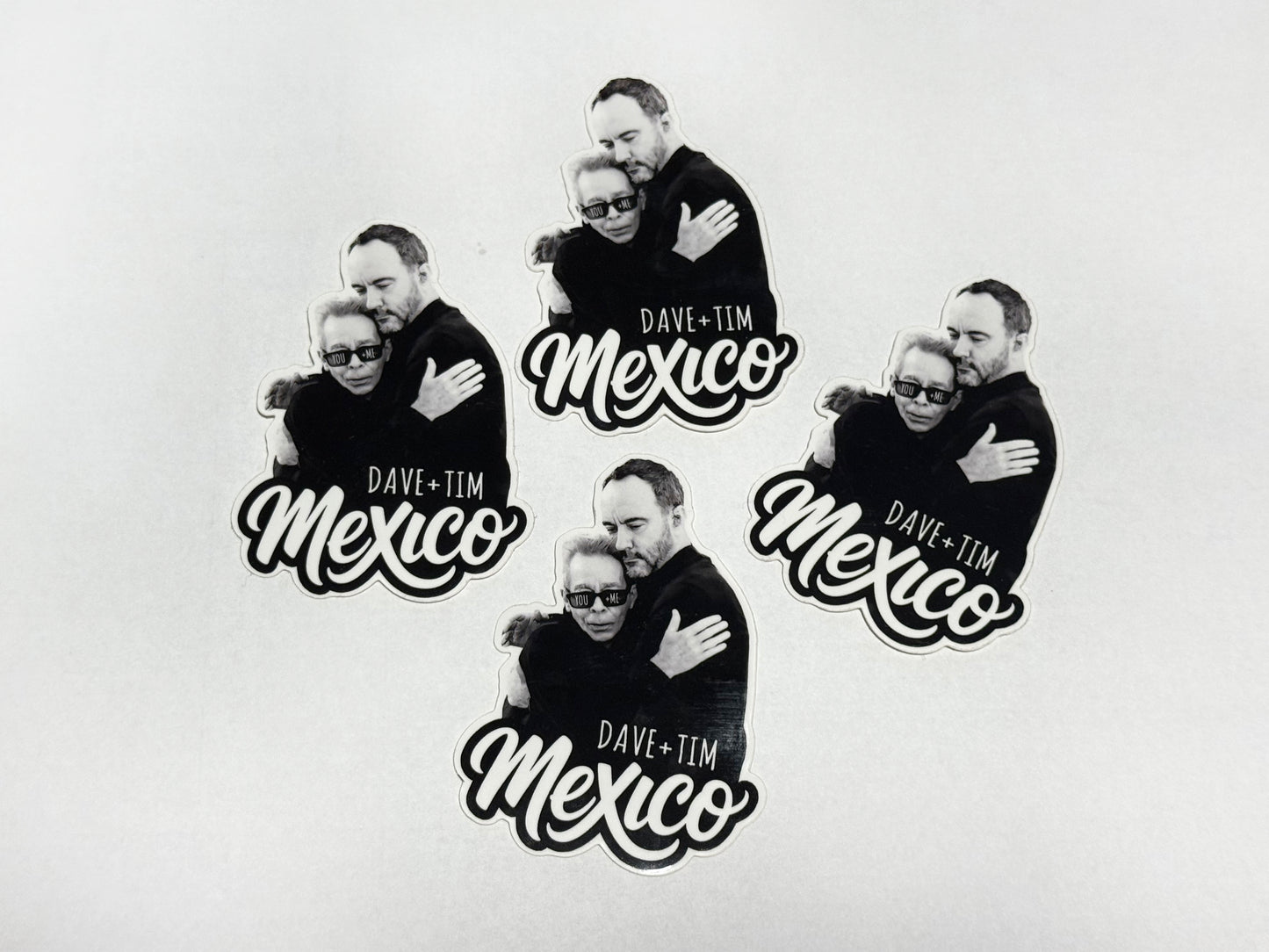 Dave & Tim Mexico Stickers **4 PACK**
