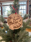 Mountains & Oceans Wood Ornament