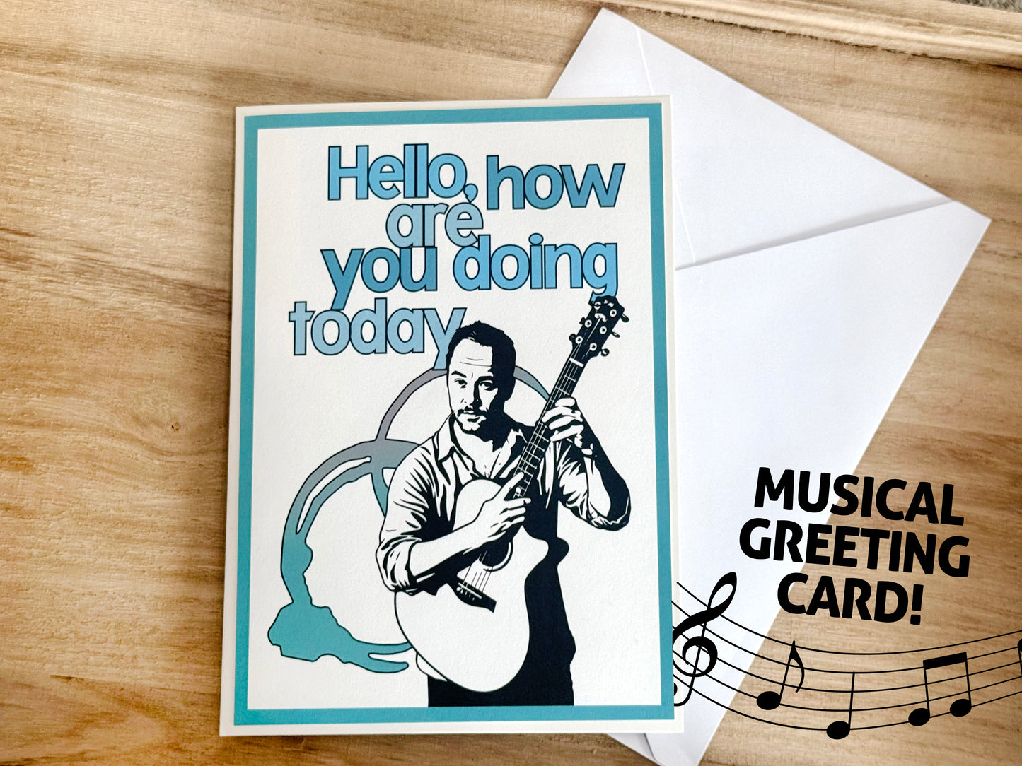 MUSIC Greeting Card - Hello (Plays Granny)