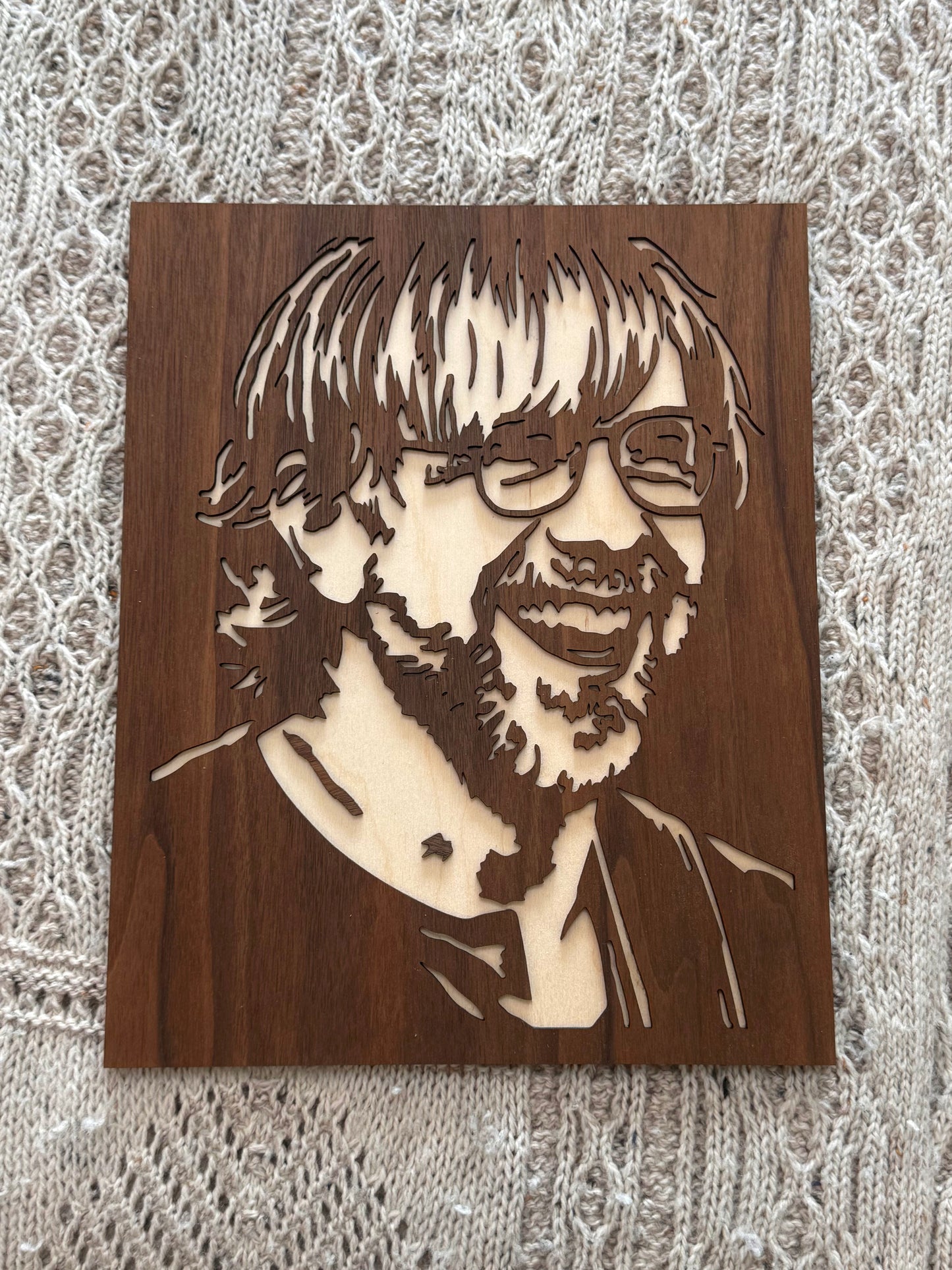 Trey Anastasio (wood wall art)