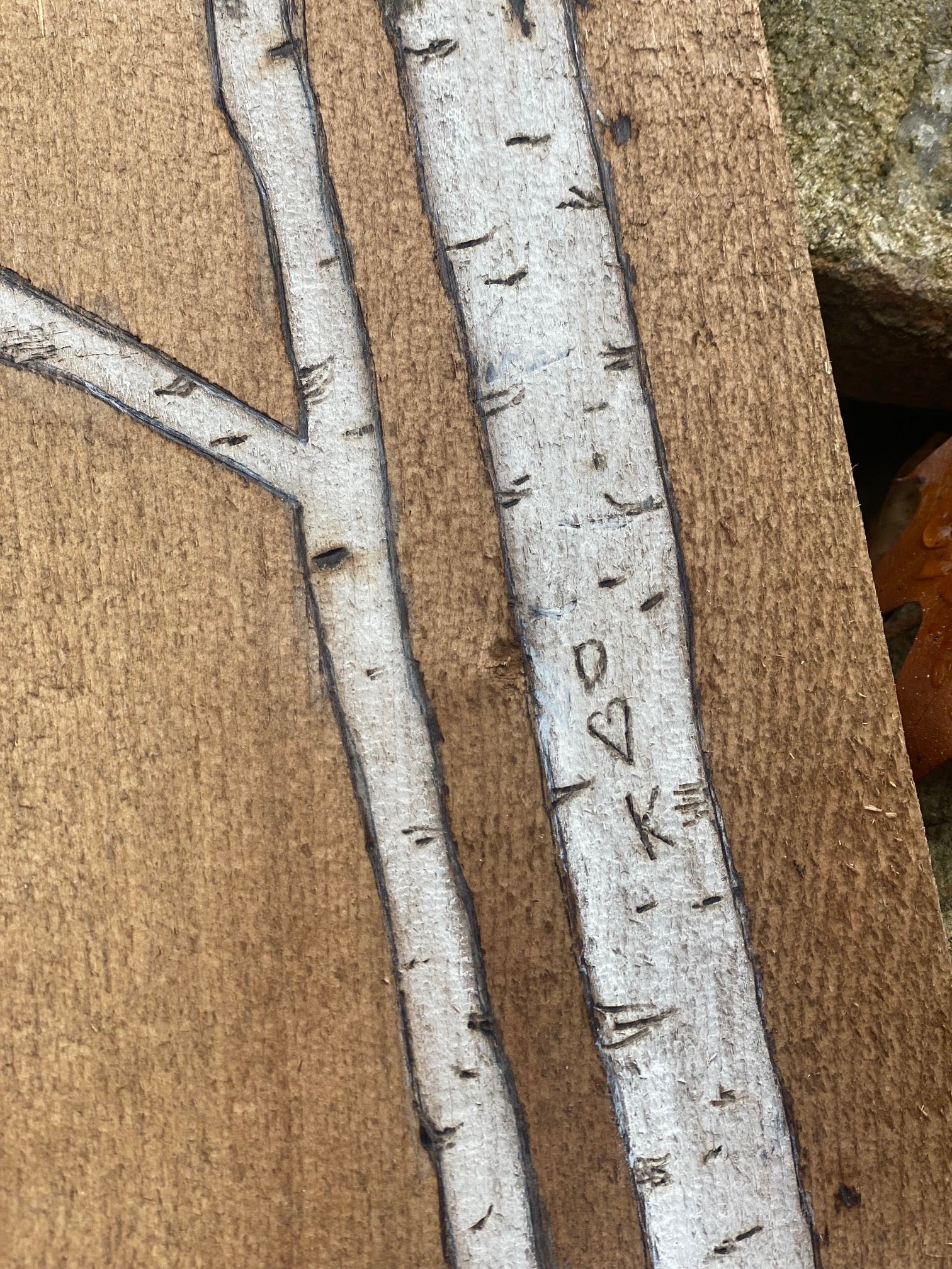 kitchen series *all 3 prints! – wicked leap Images... Custom White Birch Trees Hand Wood Burned Art. – Wicked Leap