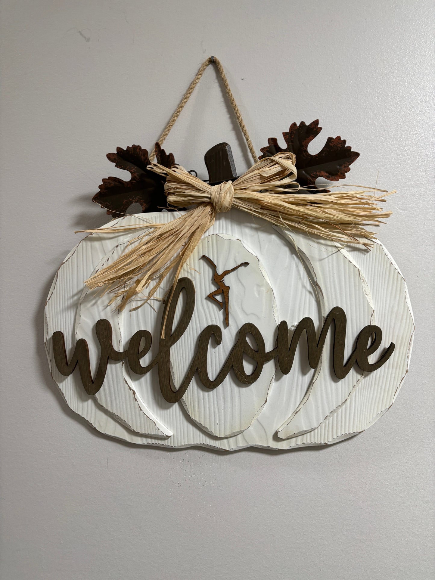 Pumpkin Door Hanger