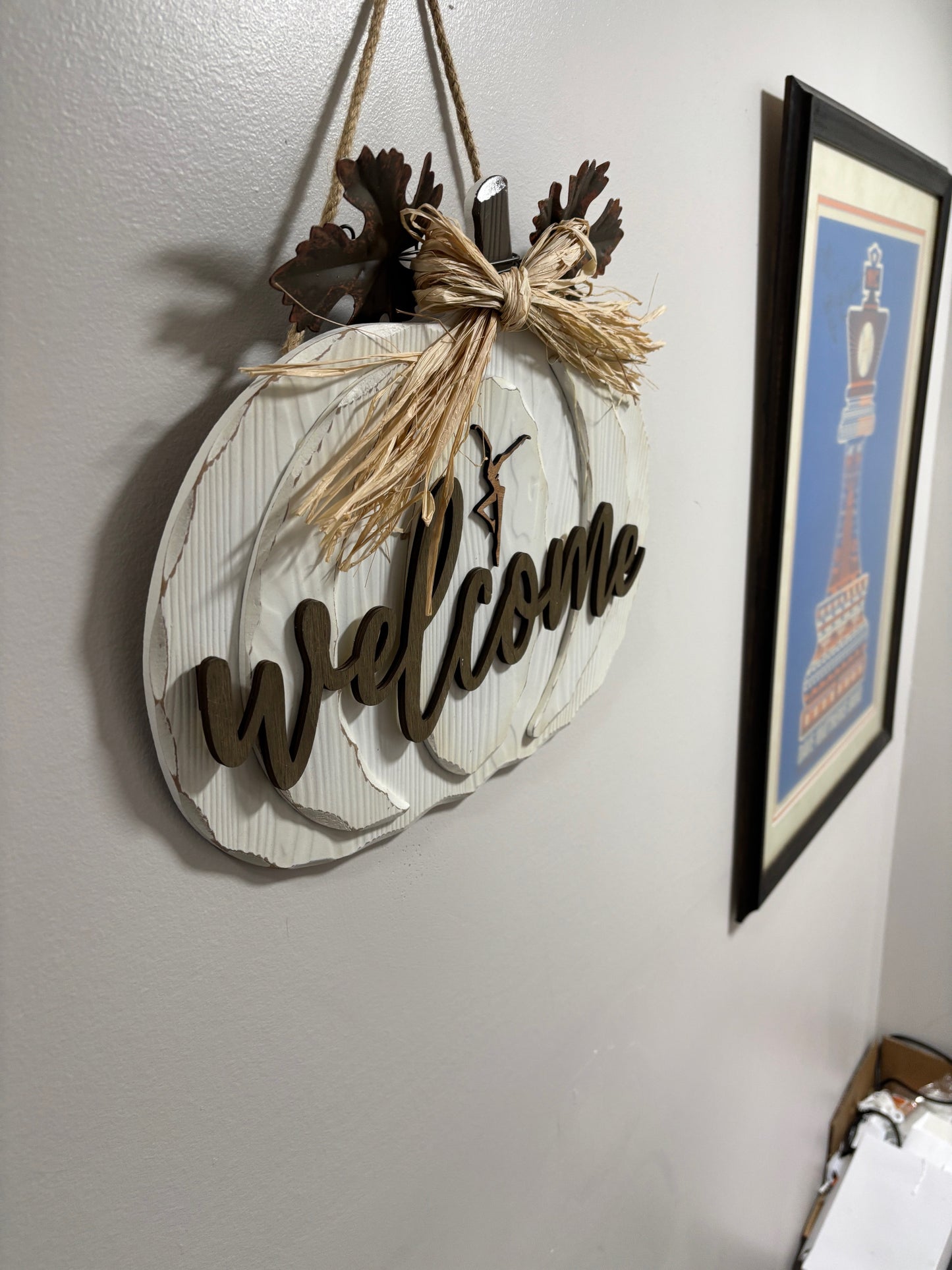 Pumpkin Door Hanger